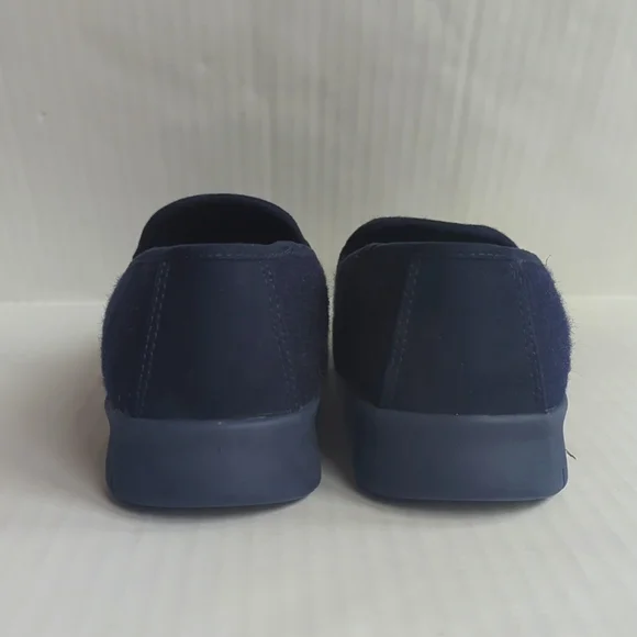 Lands' End Comfort Step Wool Slip-On Loafer Shoe Size 7.5B Blue - Picture 8 of 13